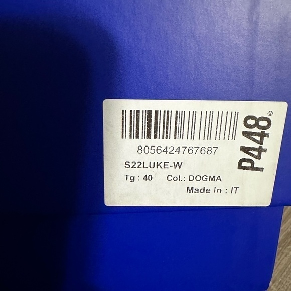 New P448 Lemon & Lime Luke Dogma Trainer Sneakers, Size 40 (9.5/10) (v) - Picture 11 of 11